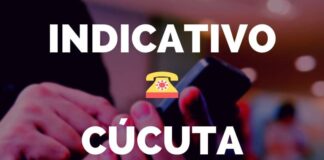 Indicativo Cúcuta