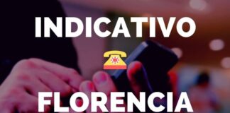 Indicativo Florencia