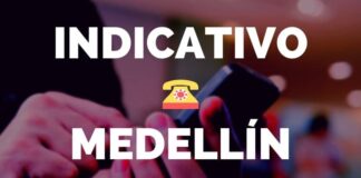 Indicativo Medellin