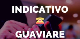 Indicativo San José del Guaviare