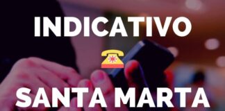 Indicativo Santa Marta