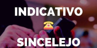 Indicativo Sincelejo