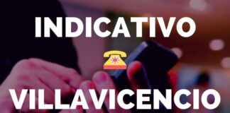 Indicativo Villavicencio