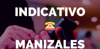 Indicativo manizales