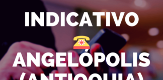 Indicativo Angelopolis Antioquia