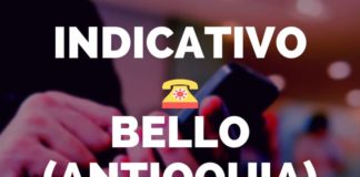 Indicativo Bello Antioquia