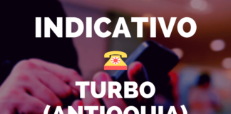 Indicativo de Turbo antioquia