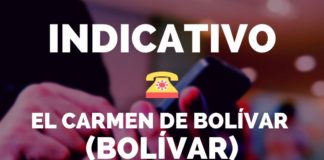 Indicativo el carmen de bolivar - bolivar