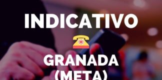 indicativo de granada meta