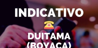 indicativo duitama boyaca