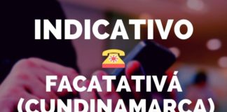 indicativo facatativa cundinamarca