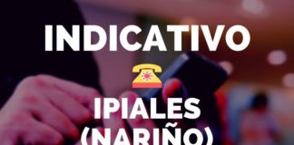 indicativo ipiales nariño