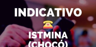 indicativo istmina choco