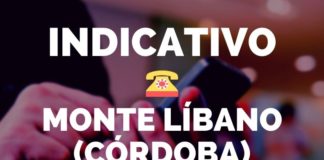 indicativo monte libano cordoba