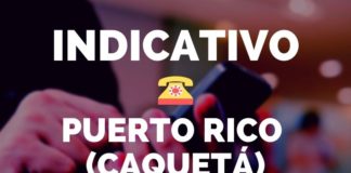 indicativo puerto rico caqueta