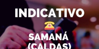 indicativo samana caldas