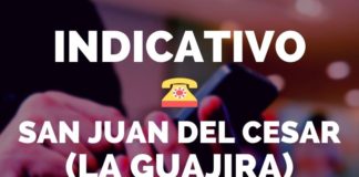 indicativo san juan del cesar la guajira