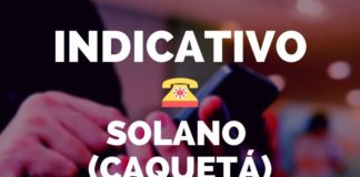 indicativo solano caqueta
