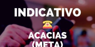 indicativo telefonico acacias meta