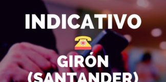 indicativo telefonico giron santander