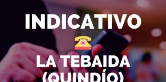 indicativo telefonico la tebaida quindio