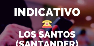 indicativo telefonico los santos santander