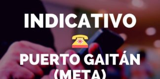 indicativo telefonico puerto gaitan meta