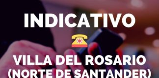 indicativo telefonico villa del rosario norte de santander