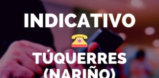 indicativo tuquerres nariño