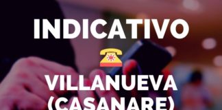 indicativo villanueva casanare