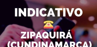 indicativo zipaquira cundinamarca