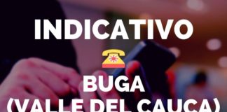 indicativos buga valle del cauca