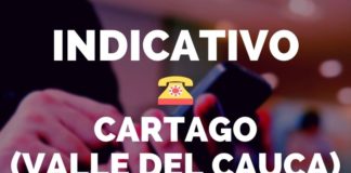 indicativos cartago valle del cauca